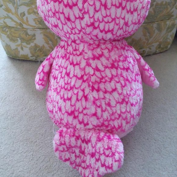 Ty Beanie Boos Pinky Owl 17" Large - Picture 2 of 5